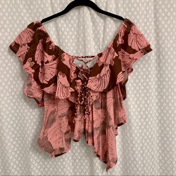 Free People Off-the-Shoulder Backless Top - Picture 3 of 5